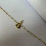 Pulseira de Bolinha Nossa Senhora Aparecida Cravejada